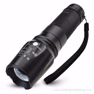 Aluminum 10W T6 Zoom Police High Power Flashlight